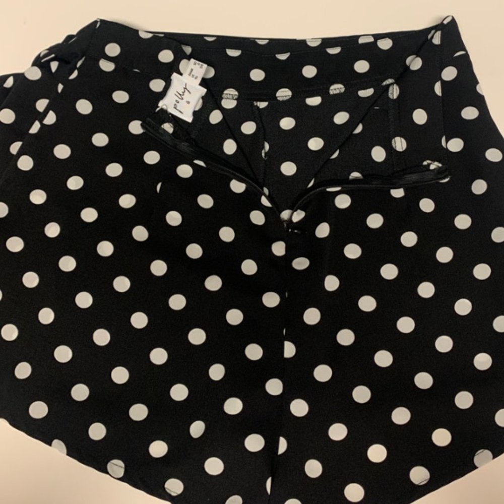 Princess Polly Polka Dot Wrap Mini Skirt / Skort - Picture 6 of 8